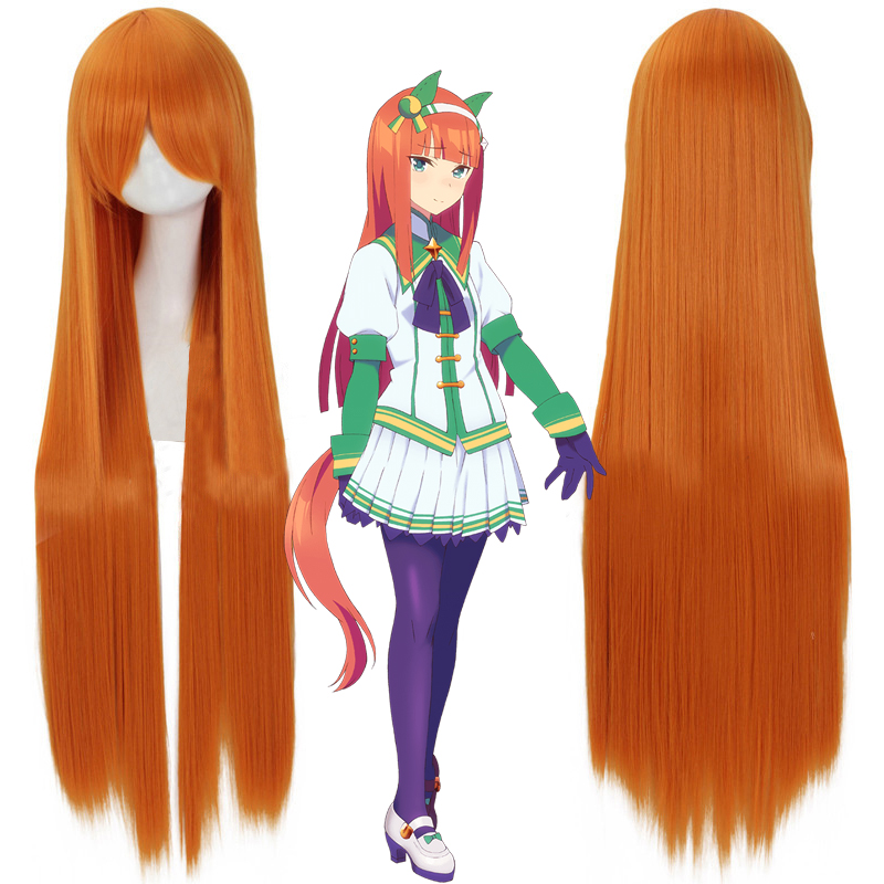 Anime Cosplay Orange Hair - Peruca de Cosplay Pretty Derby Maiden