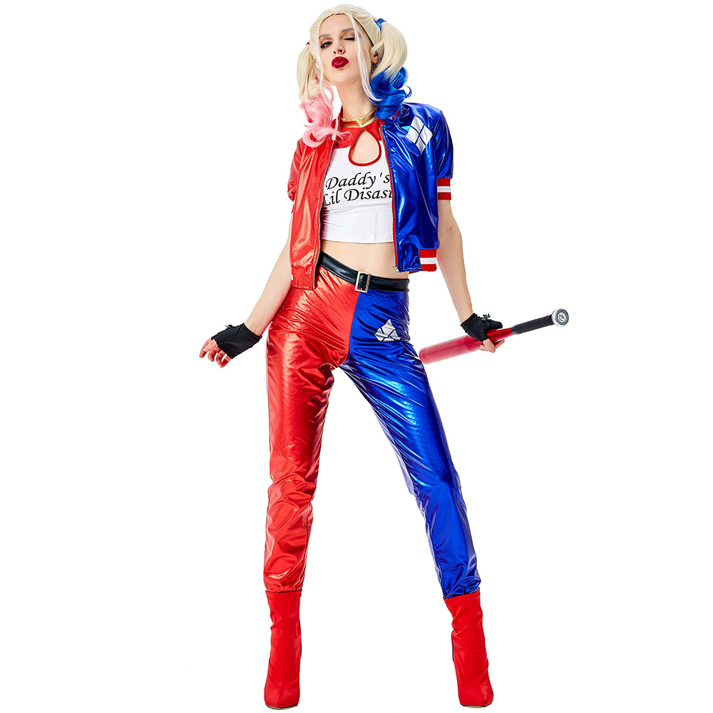 Anime Harley Quinn Cosplay - Meninas suicídio harley cosplay trajes coringa