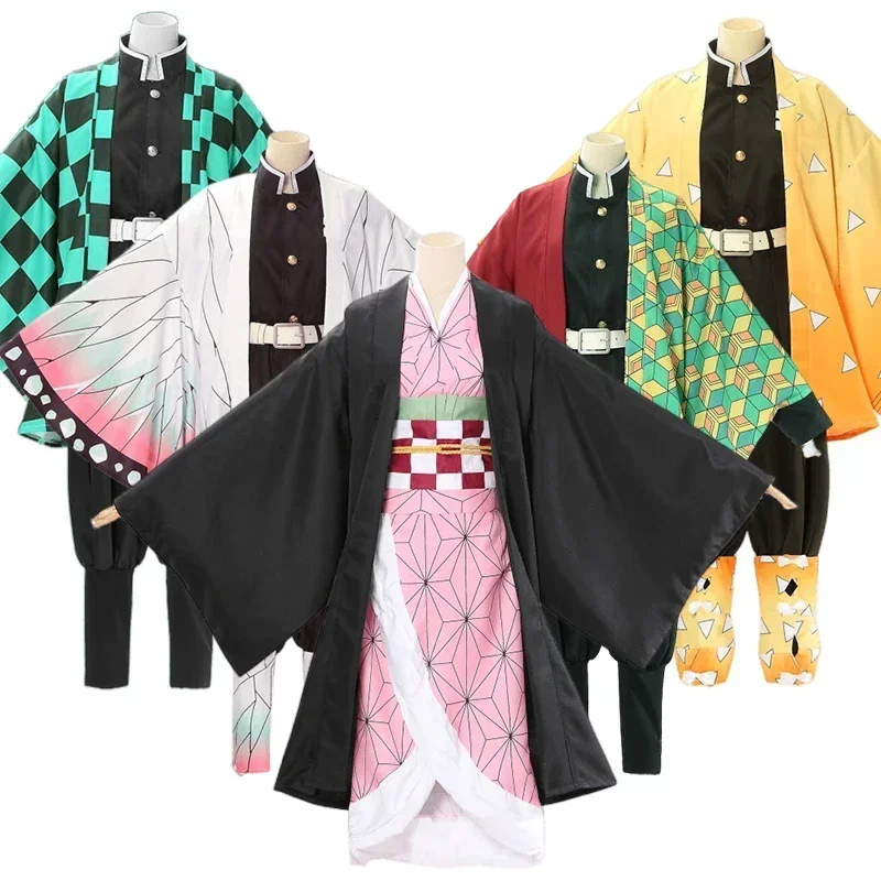 Cosplay Anime Zenitsu - Conjunto de Peruca e Maquiagem para