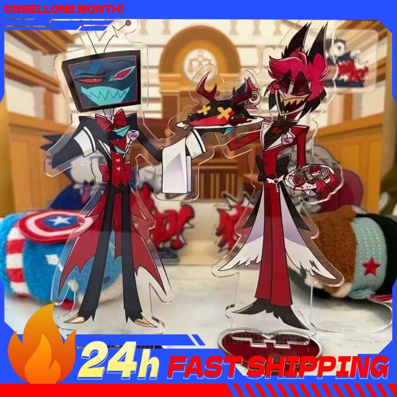 Anime Cosplay Rental - 2 pçs hazbin anime periféricos alastor