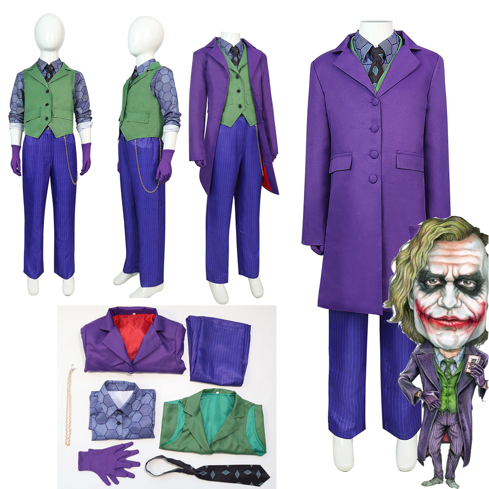 Anime Harley Quinn Cosplay - Ledger Dark Knight Cosplay Costume para