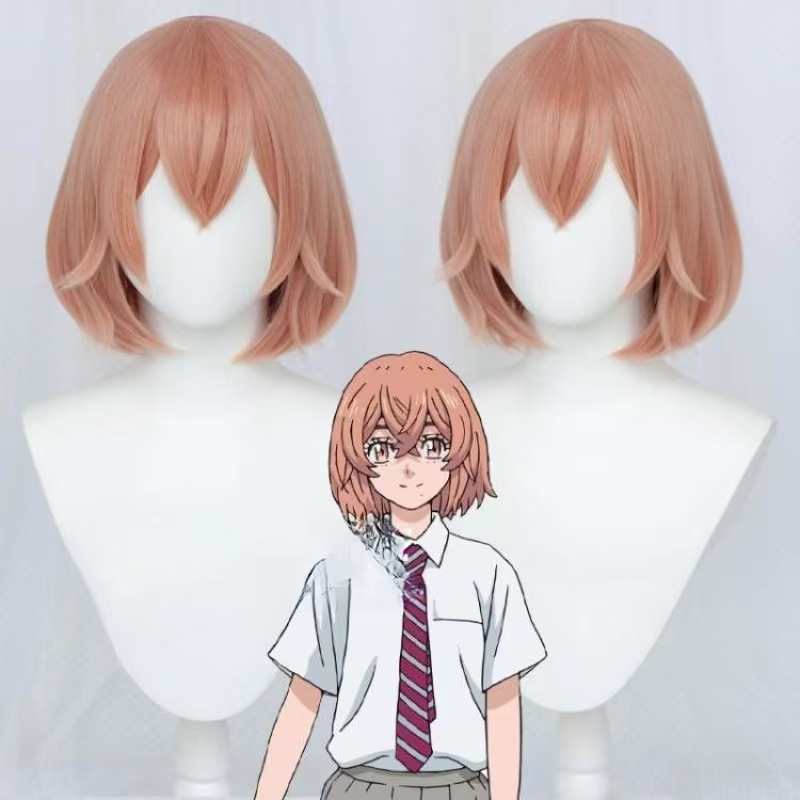 Anime Cosplay Orange Hair - Peruca de Cosplay de Tokyo Revengers