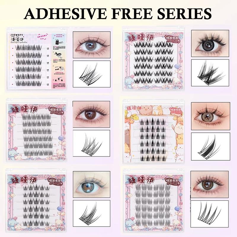 Anime Cosplay Lashes - Cílios Postiços Segmentados DIY de 6