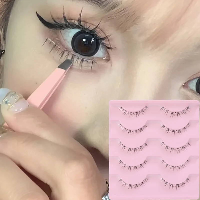 Anime Cosplay Lashes - Pacote de cílios inferiores naturais, sob