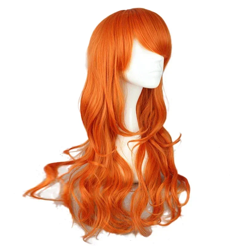 Anime Cosplay Orange Hair - Peruca de Cosplay Anime Nami 2026