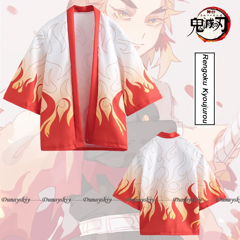 Anime cosplay traje manto kime - Cosplay Anime Zenitsu avaliação e preço