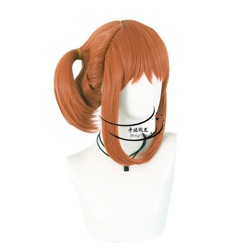 Peruca de Cosplay Kagura Anime - Anime Cosplay Orange Hair avaliação e preço