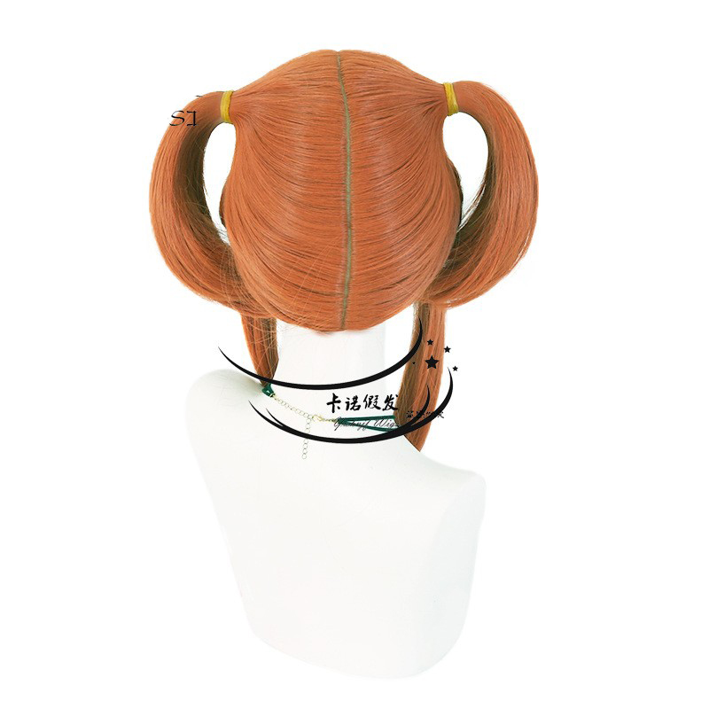 Peruca de Cosplay Kagura Anime - Anime Cosplay Orange Hair avaliação e preço