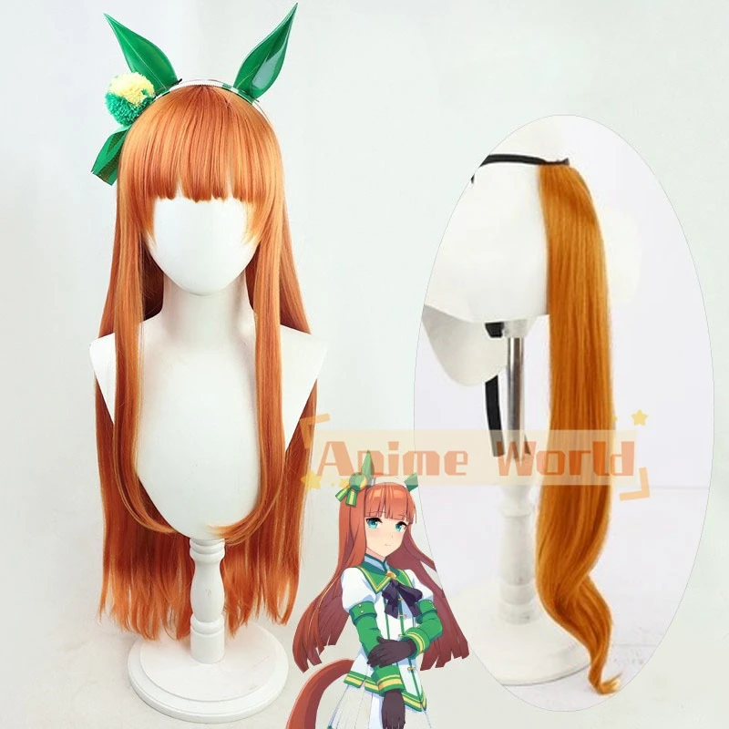 Peruca de Cosplay Anime Uma Mu - Anime Cosplay Orange Hair avaliação e preço