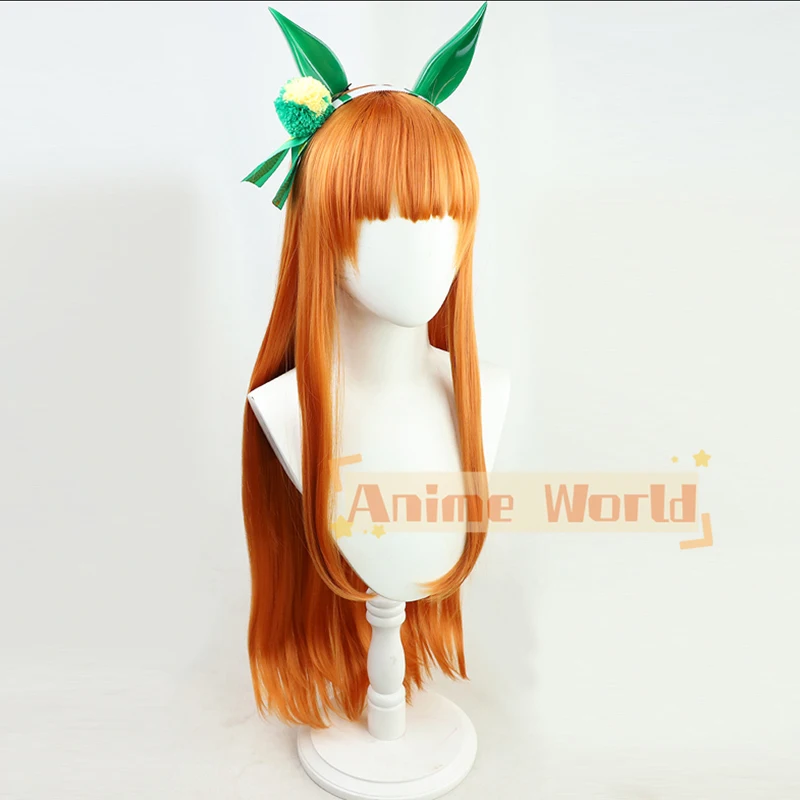 Peruca de Cosplay Anime Uma Mu - Anime Cosplay Orange Hair avaliação e preço