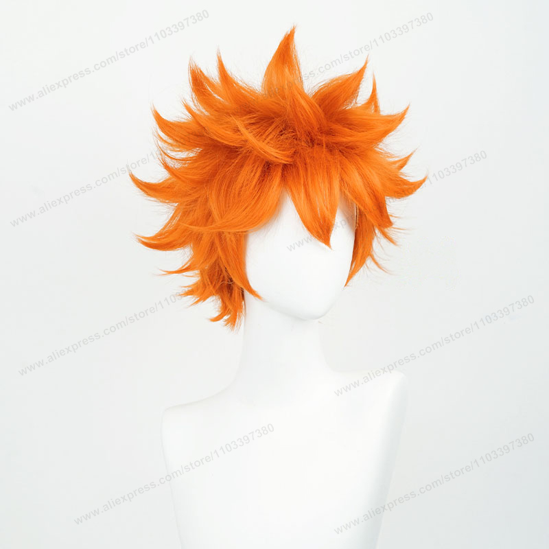Hinata shoyo peruca cosplay 26 - Anime Cosplay Orange Hair avaliação e preço