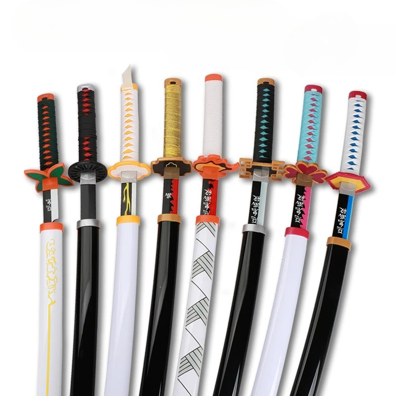 Espada artesanal katana de 80c - Cosplay Anime Zenitsu avaliação e preço
