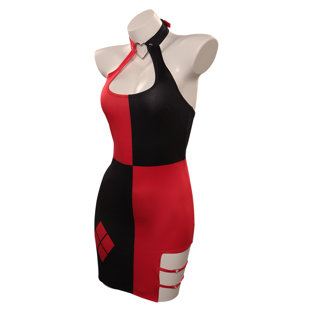 Quinzel Cosplay Traje para Mul - Anime Harley Quinn Cosplay avaliação e preço
