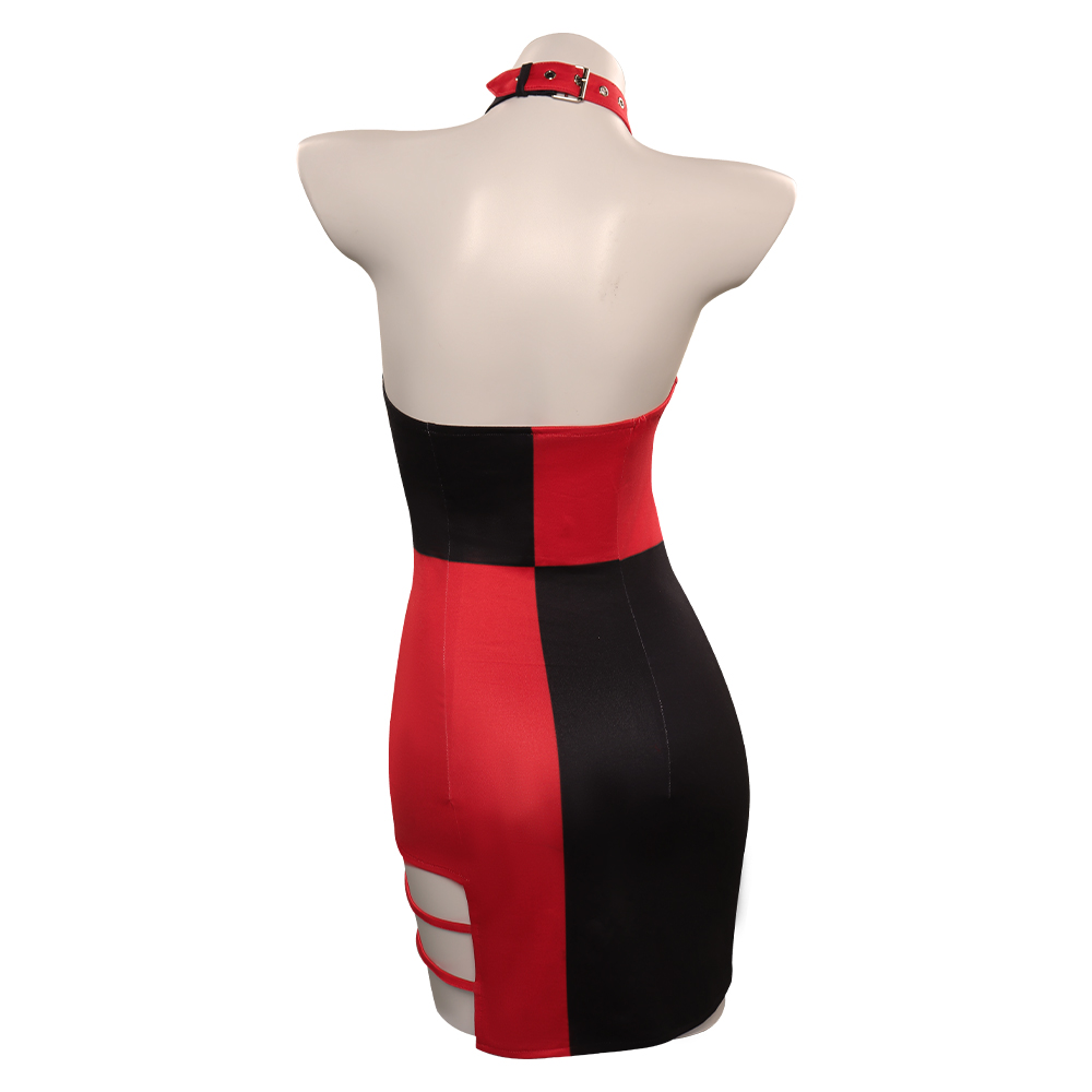 Quinzel Cosplay Traje para Mul - Anime Harley Quinn Cosplay avaliação e preço