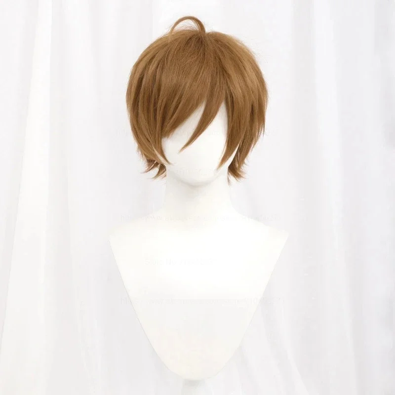 Peruca cosplay sintética curta - Anime Cosplay Orange Hair avaliação e preço