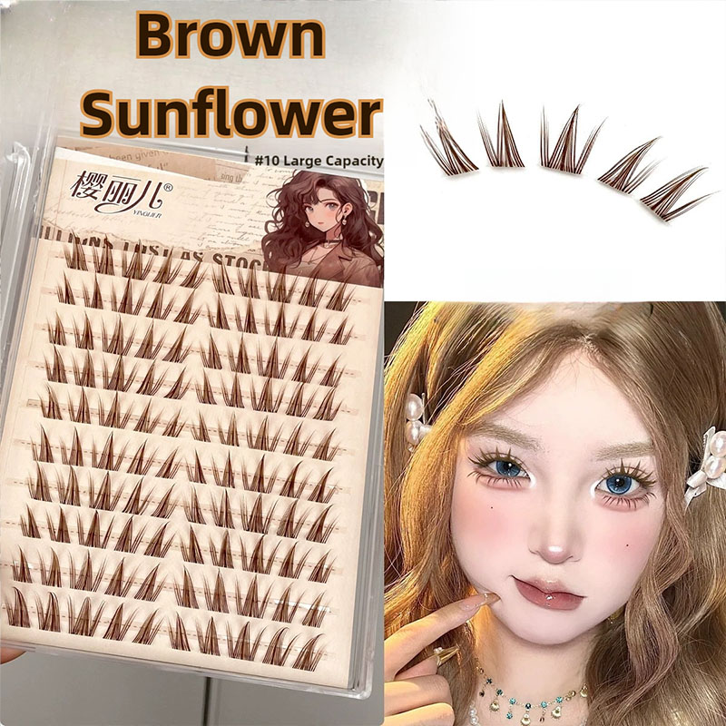 Cílios postiços de girassol ma - Anime Cosplay Lashes avaliação e preço
