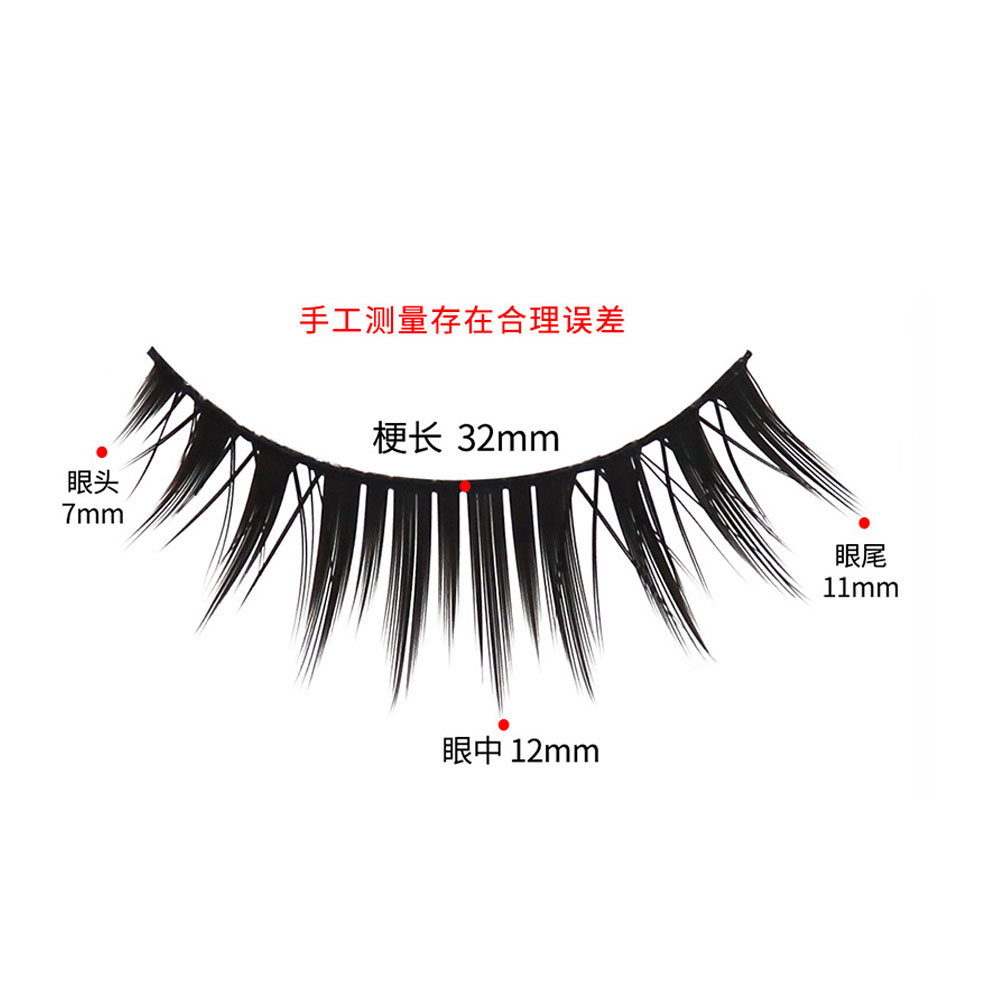 5 pares de maquiagem cílios po - Anime Cosplay Lashes avaliação e preço