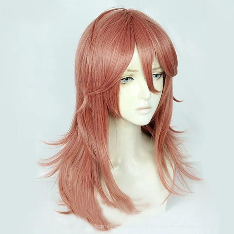 Anime cos anjo diabo cosplay p - Anime Cosplay Orange Hair avaliação e preço