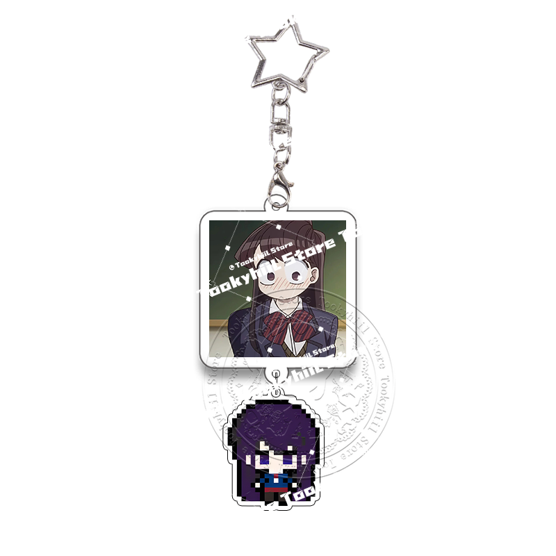 Chaveiro de acrílico Komi não  - Anime Cosplay Couple avaliação e preço