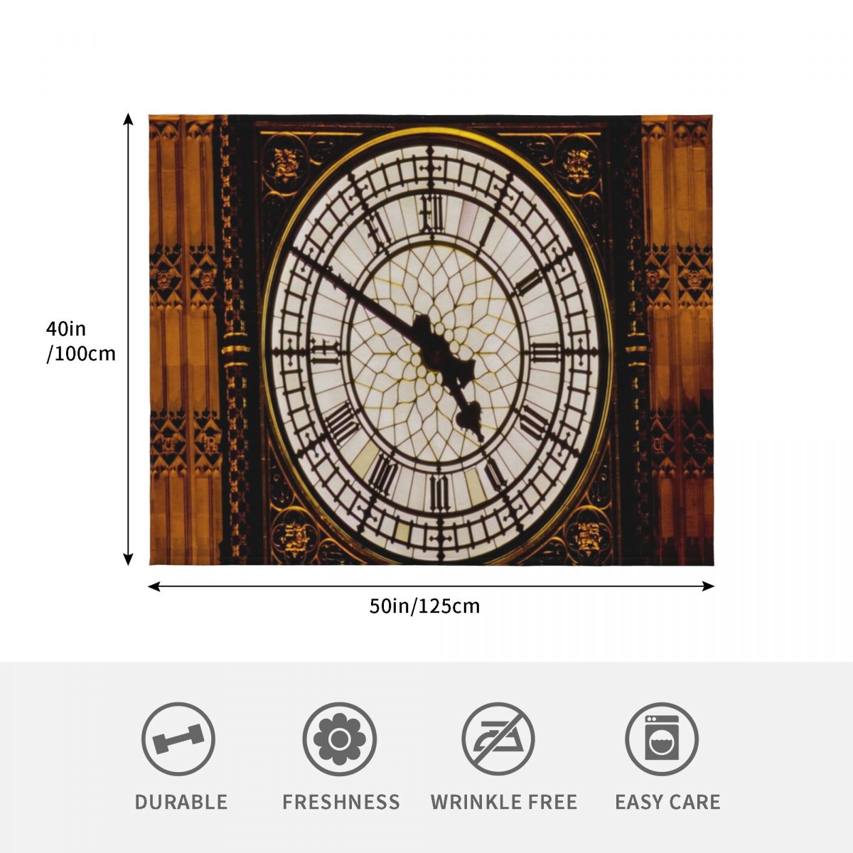 Manta decorativa Big Ben Londo - Anime Cosplay London avaliação e preço