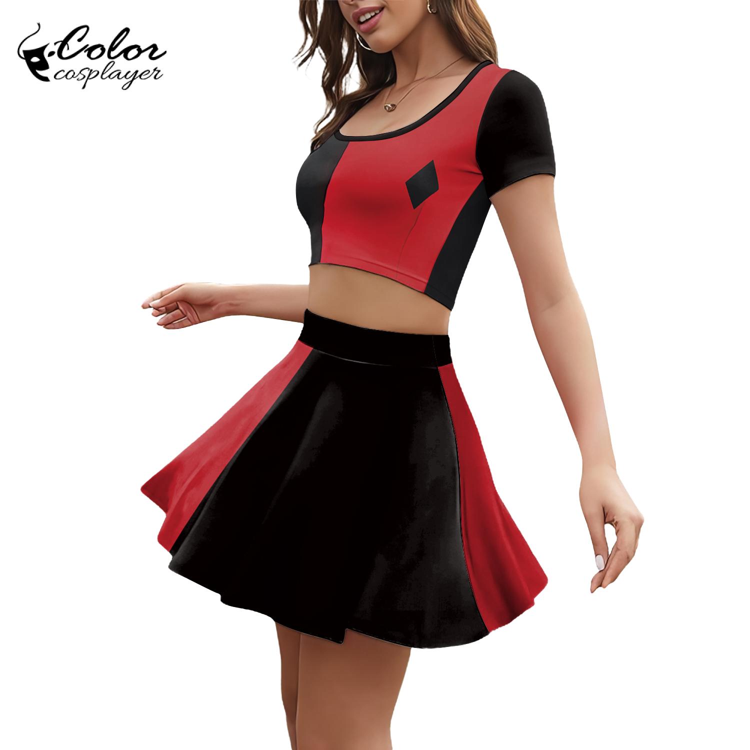 Fantasia de Palhaço de Filme p - Anime Harley Quinn Cosplay avaliação e preço
