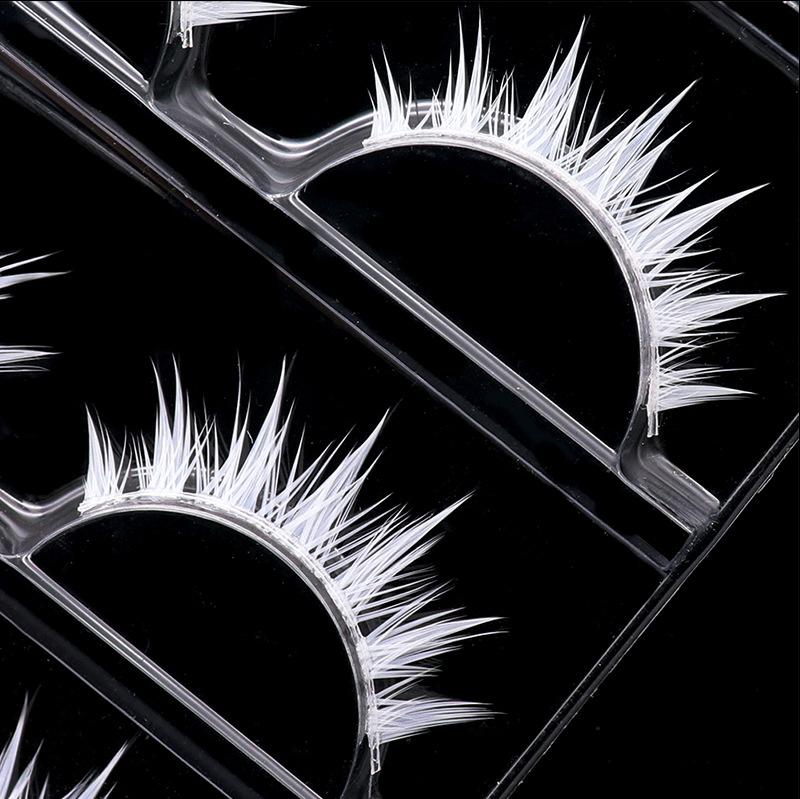 Cílios Postiços Brancos para C - Anime Cosplay Lashes avaliação e preço