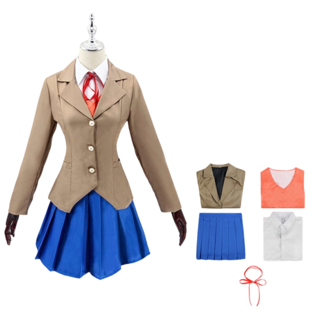 Fantasia de Cosplay da Monika, - Anime Cosplay Show avaliação e preço