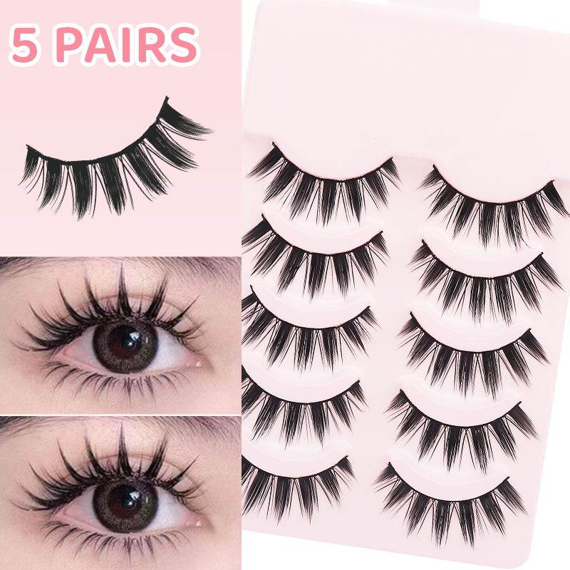 DINGSEN 5 Pares de Cílios Post - Anime Cosplay Lashes avaliação e preço