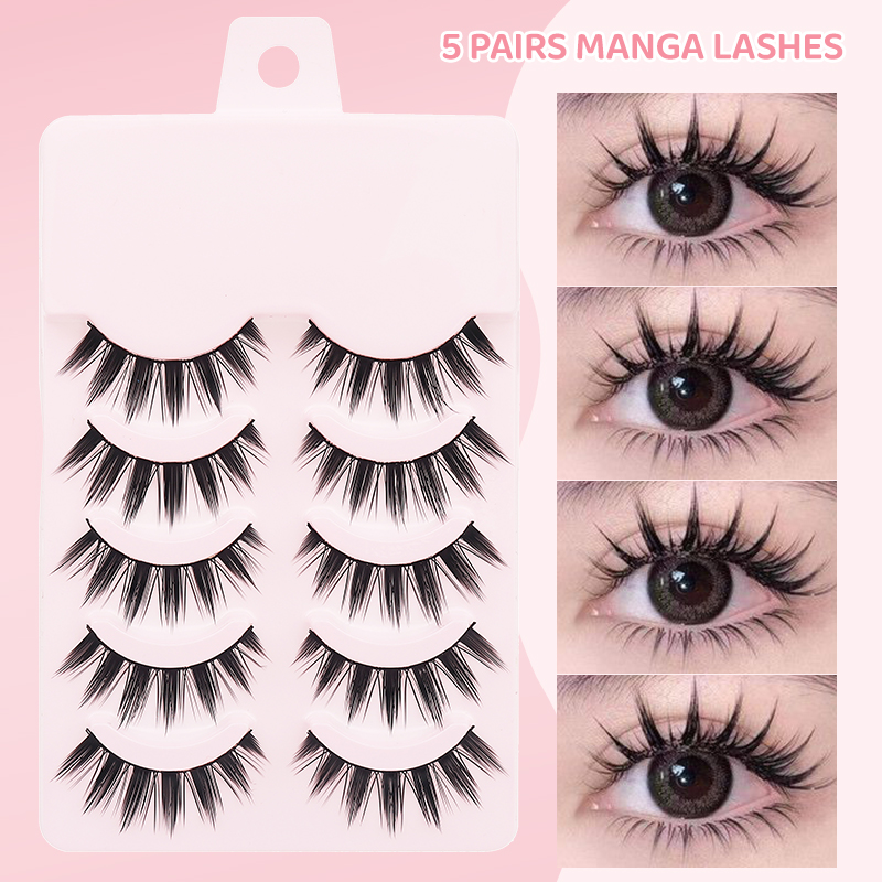 DINGSEN 5 Pares de Cílios Post - Anime Cosplay Lashes avaliação e preço