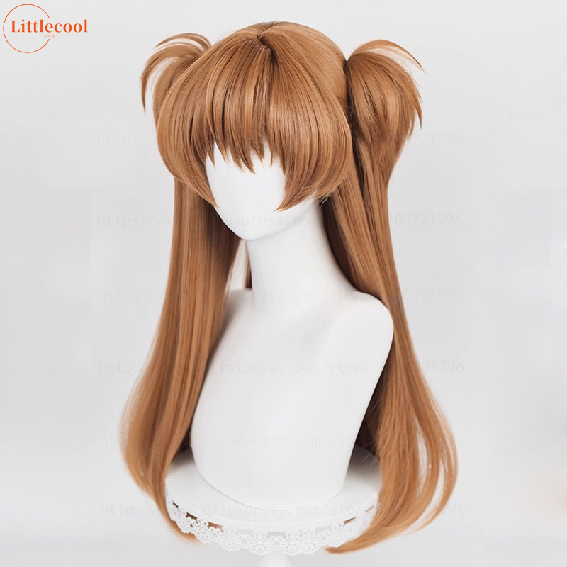 Alta qualidade eva asuka langl - Anime Cosplay Orange Hair avaliação e preço