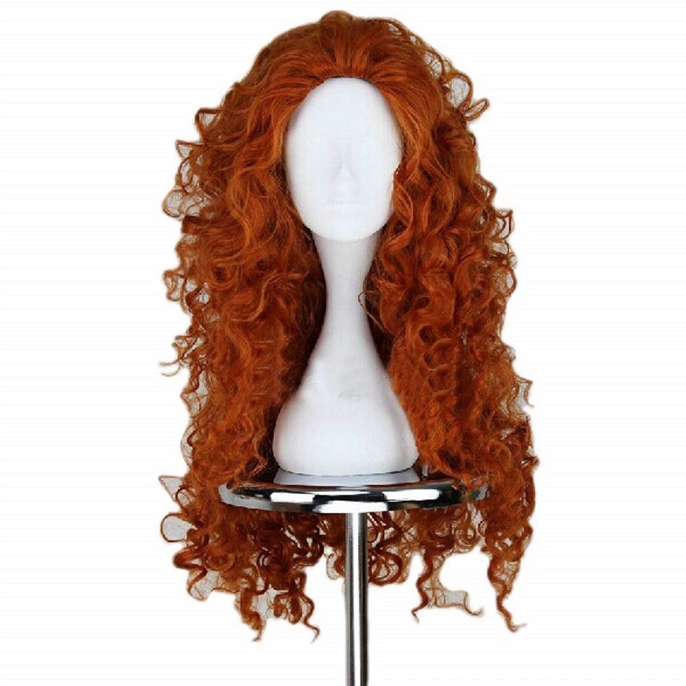 Peruca Sintética Longa Laranja - Anime Cosplay Orange Hair avaliação e preço