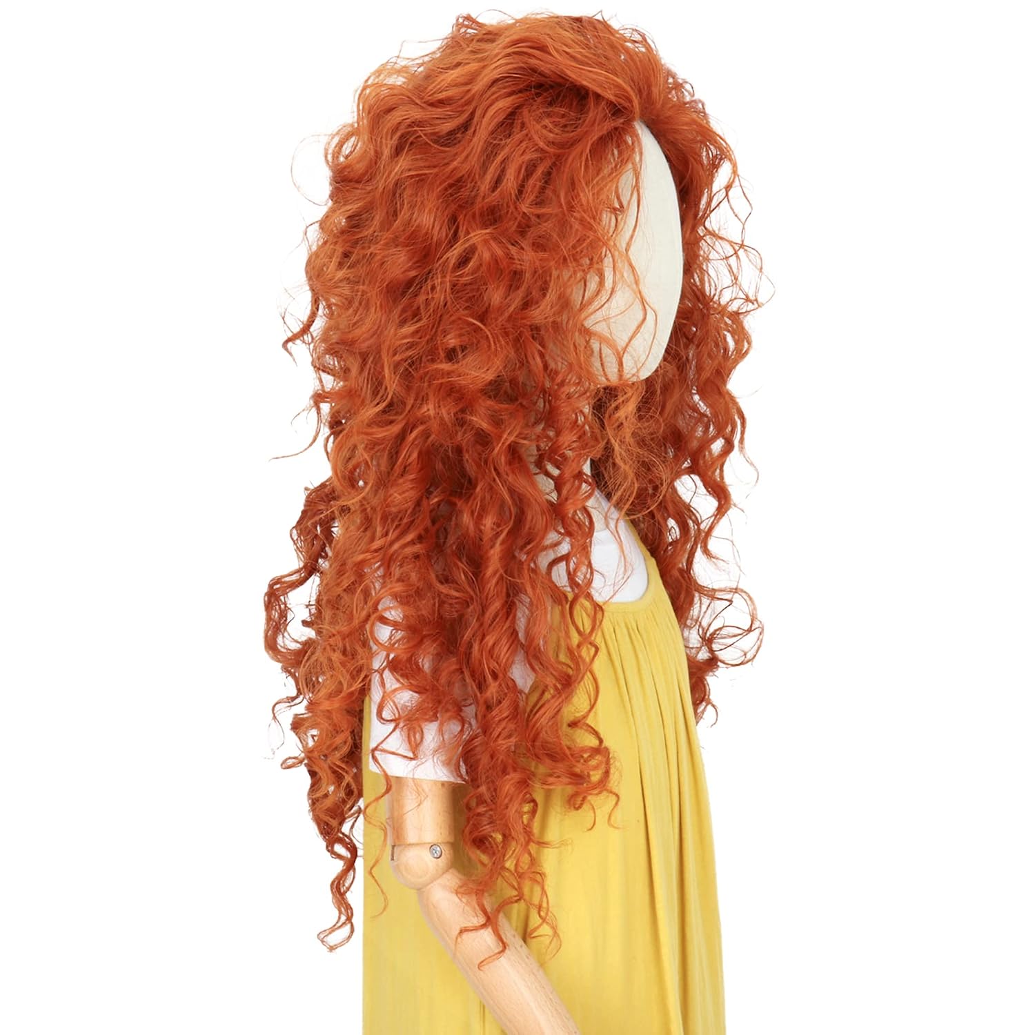 Peruca Sintética Longa Laranja - Anime Cosplay Orange Hair avaliação e preço