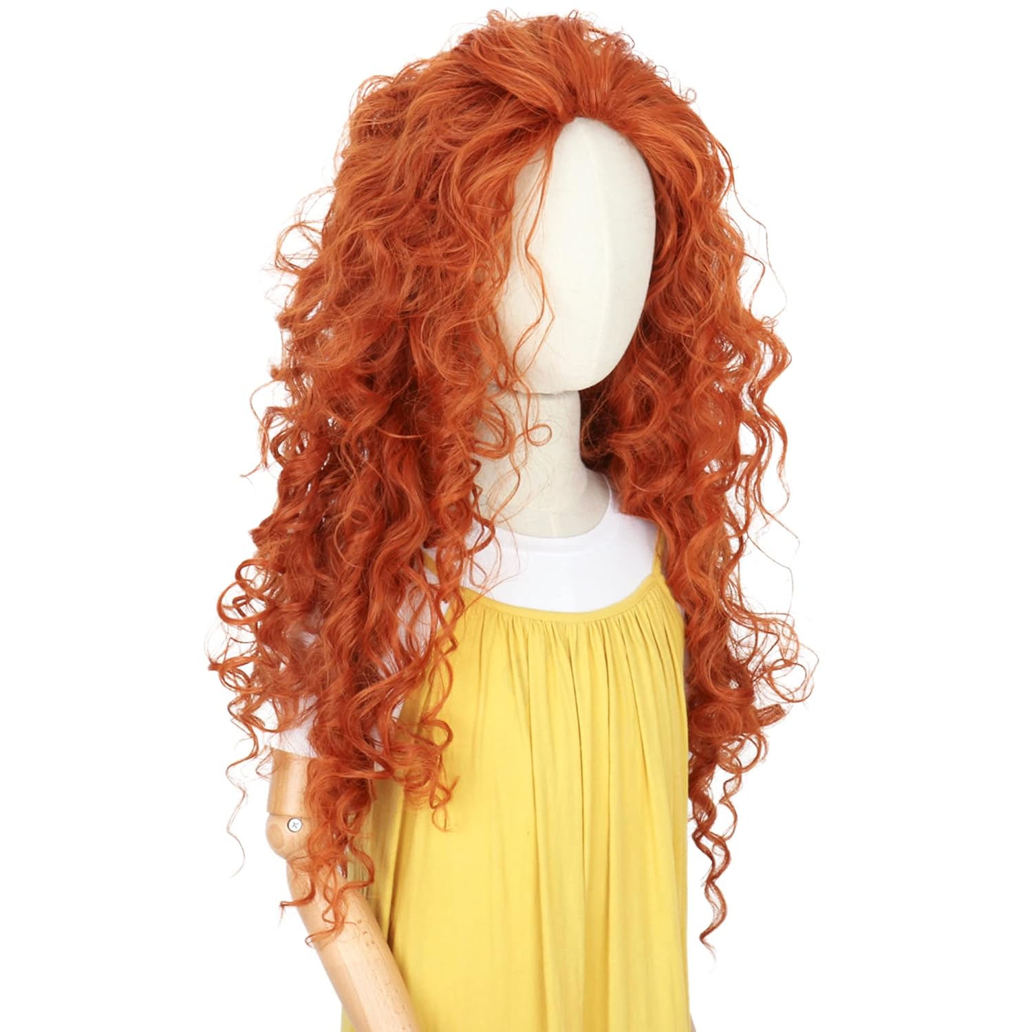 Peruca Sintética Longa Laranja - Anime Cosplay Orange Hair avaliação e preço