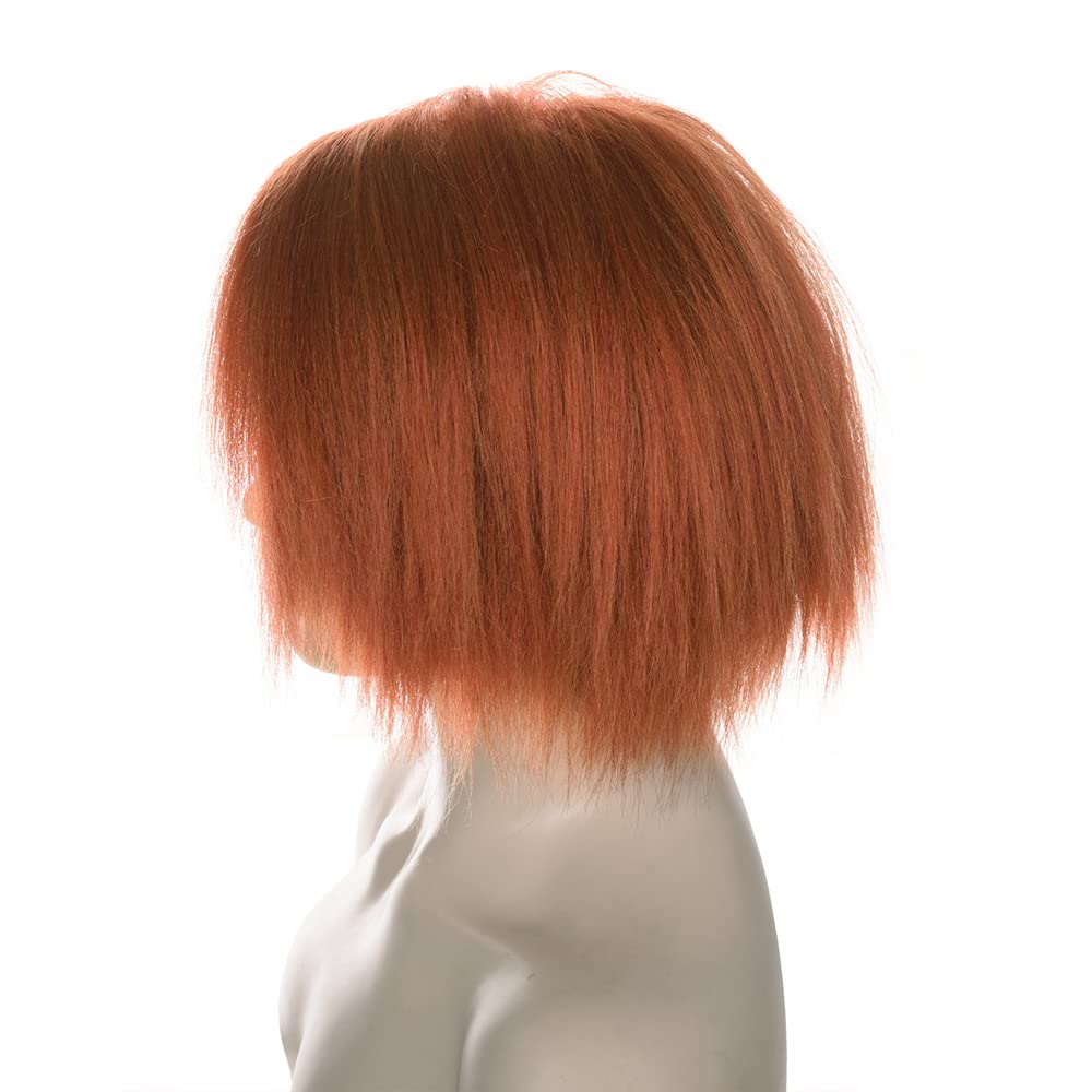 Peruca curta laranja e castanh - Anime Cosplay Orange Hair avaliação e preço