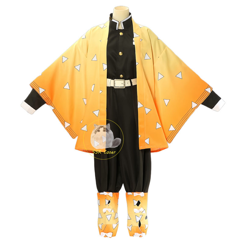 Agatsuma zenitsu traje cosplay - Cosplay Anime Zenitsu avaliação e preço