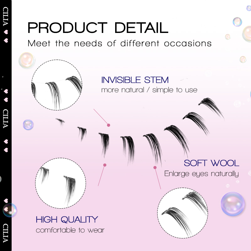 10/6/5 Pares de Cílios Inferio - Anime Cosplay Lashes avaliação e preço
