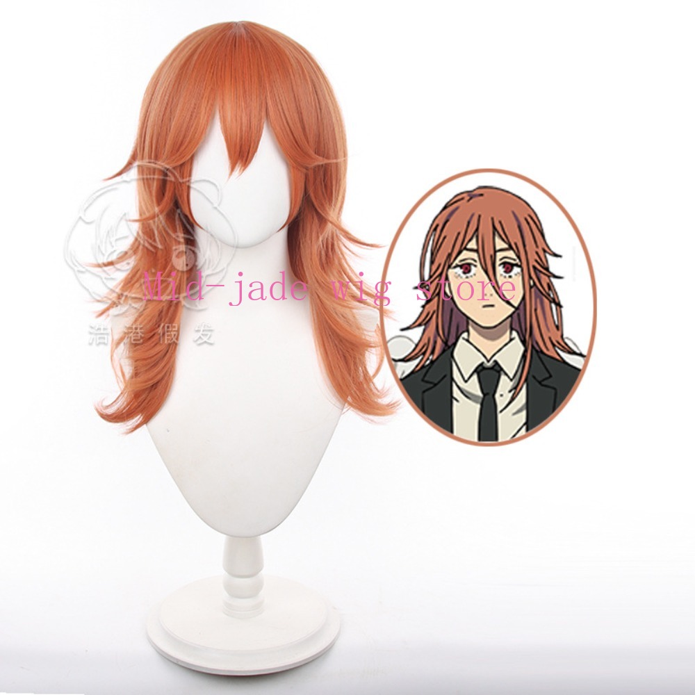 Peruca de Cosplay de Anjo de A - Anime Cosplay Orange Hair avaliação e preço