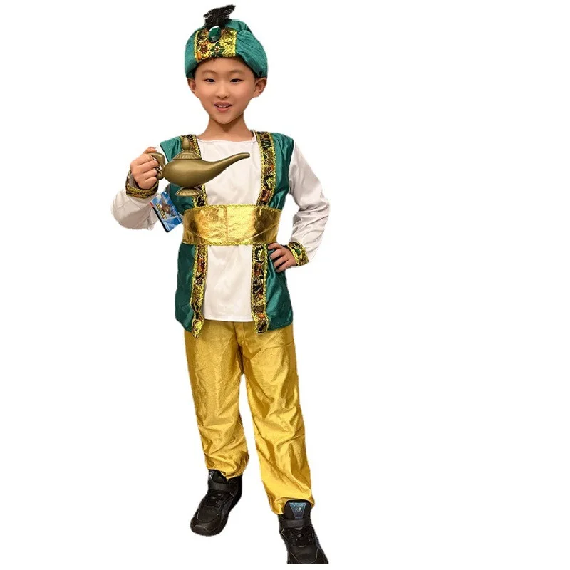 Crianças índia árabe aladdin p - Anime Cosplay India avaliação e preço