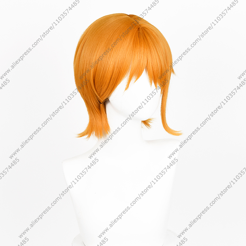 Anime nami cosplay perucas 30c - Anime Cosplay Orange Hair avaliação e preço