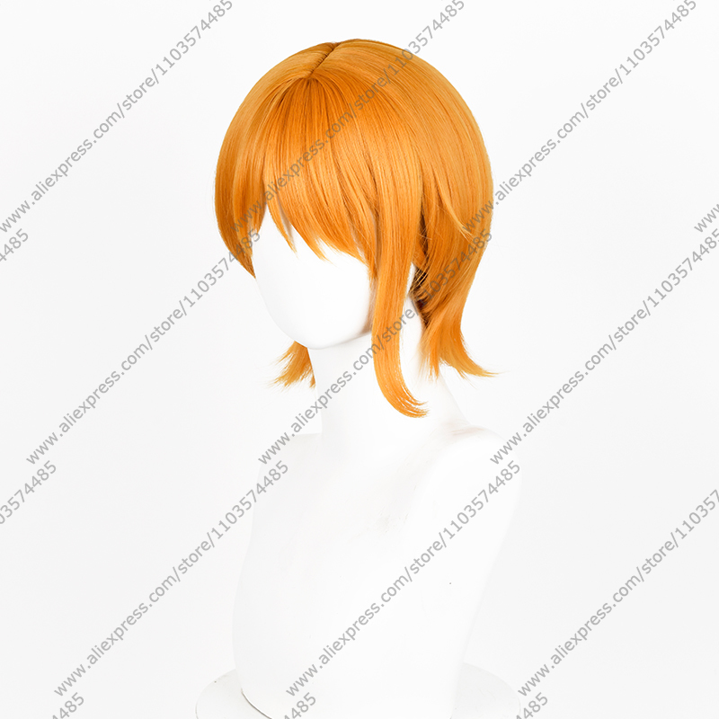 Anime nami cosplay perucas 30c - Anime Cosplay Orange Hair avaliação e preço