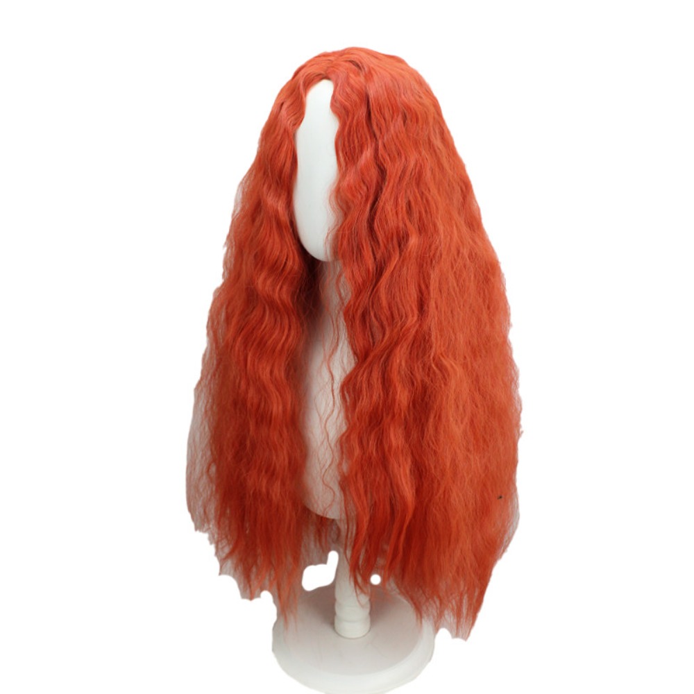 Peruca de cosplay Malenia, cab - Anime Cosplay Orange Hair avaliação e preço