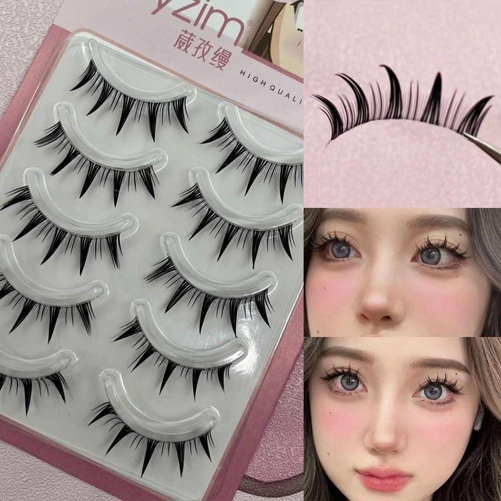 Pacote com 5 Pares de Cílios P - Anime Cosplay Lashes avaliação e preço