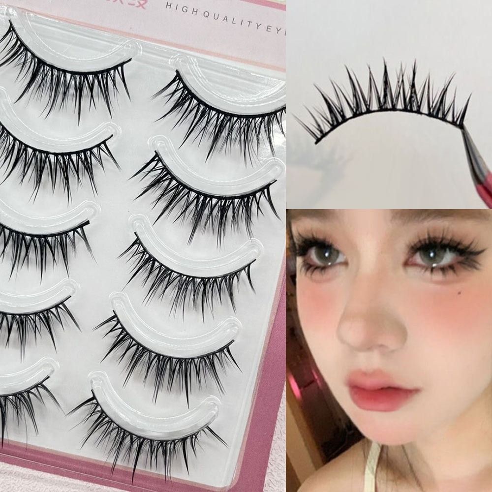 Pacote com 5 Pares de Cílios P - Anime Cosplay Lashes avaliação e preço